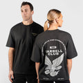 TWL - LIFESTYLE OVERSIZED T-SHIRT - BARBELL CLUB - EAGLE/FADED BLACK