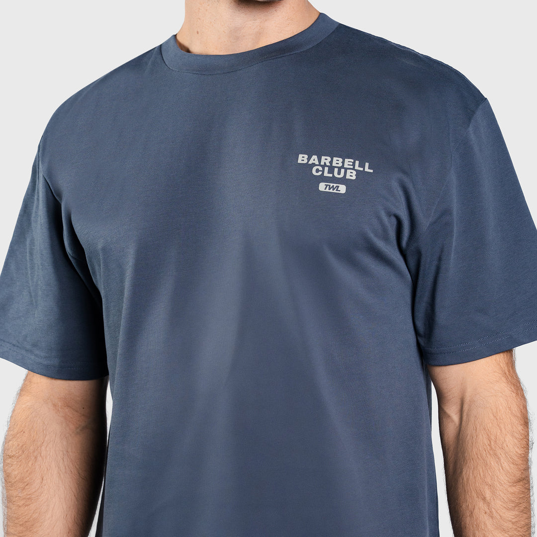 TWL - LIFESTYLE OVERSIZED T-SHIRT - BARBELL CLUB - EAGLE/STEEL BLUE