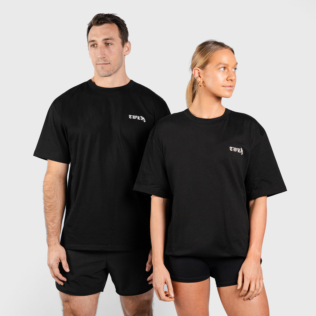 TWL - LIFESTYLE OVERSIZED T-SHIRT - BARBELL CLUB - SNAKE/BLACK