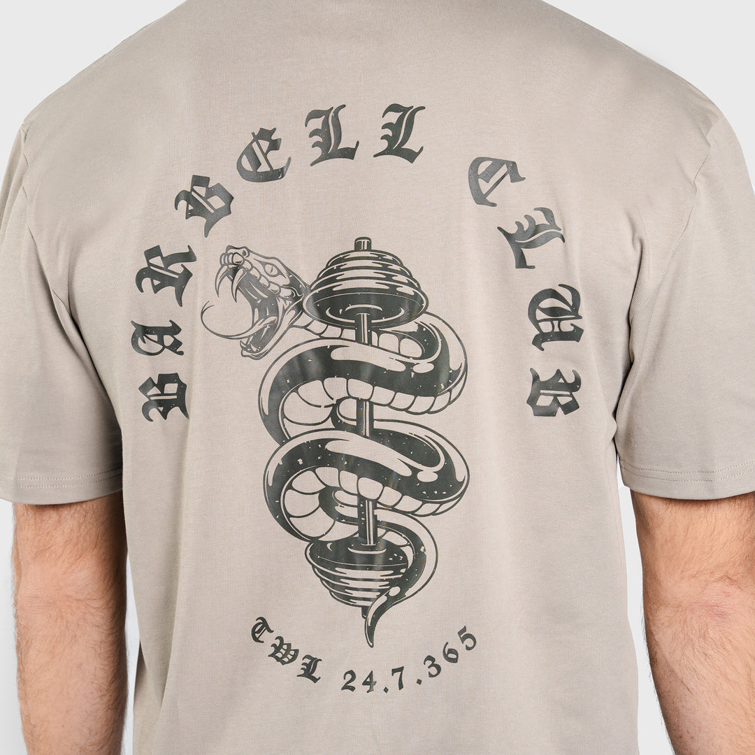 TWL - LIFESTYLE OVERSIZED T-SHIRT - BARBELL CLUB - SNAKE/GREY