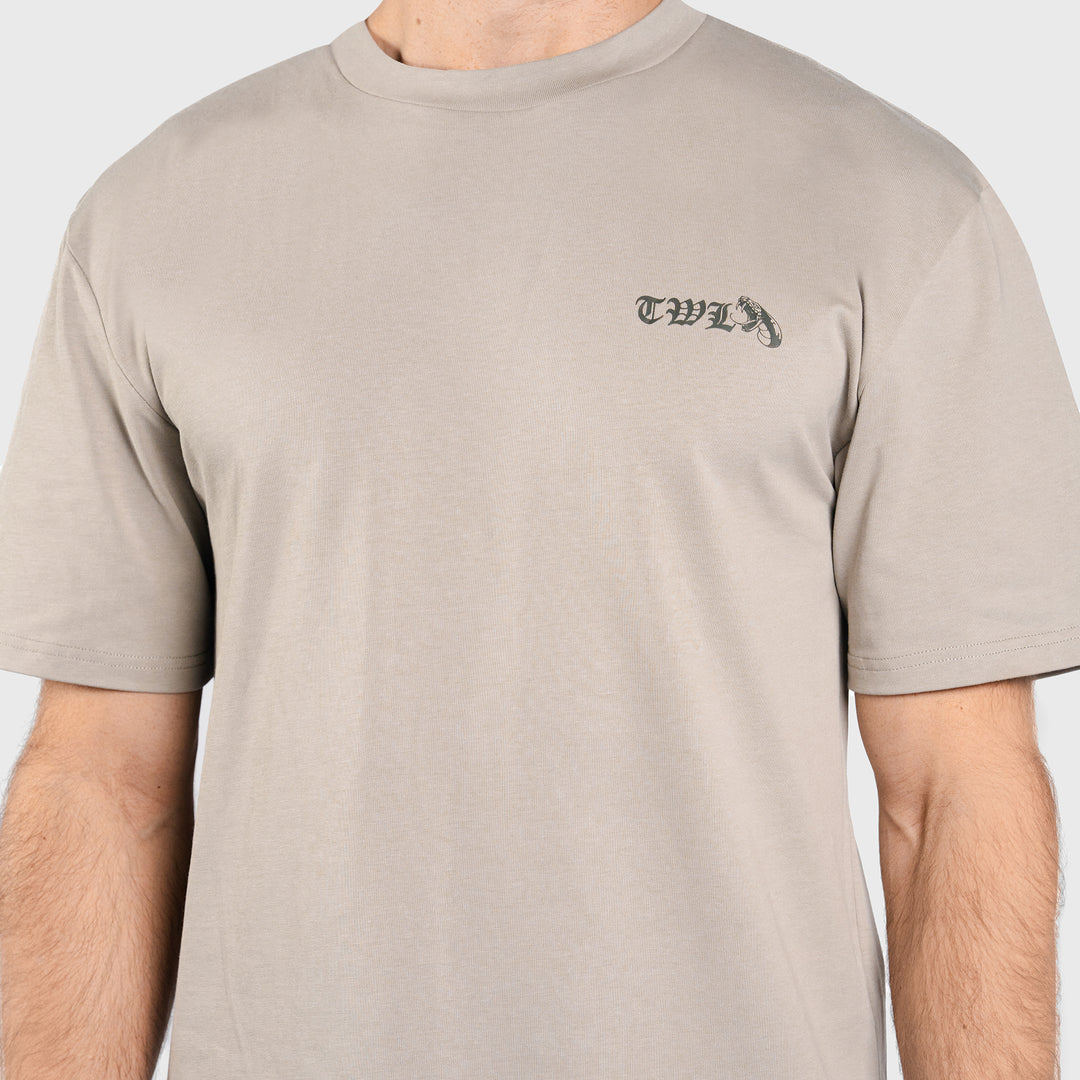 TWL - LIFESTYLE OVERSIZED T-SHIRT - BARBELL CLUB - SNAKE/GREY