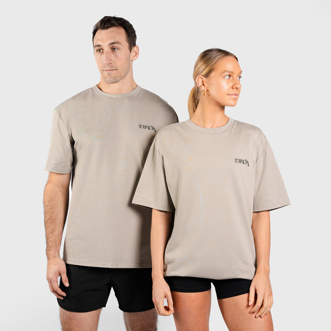 TWL - LIFESTYLE OVERSIZED T-SHIRT - BARBELL CLUB - SNAKE/GREY