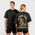 TWL - LIFESTYLE OVERSIZED T-SHIRT - BARBELL CLUB - TIGER/FADED BLACK/LEMON