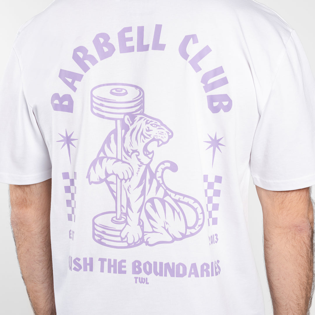 TWL - LIFESTYLE OVERSIZED T-SHIRT - BARBELL CLUB - TIGER/WHITE/FAIRY DUSK