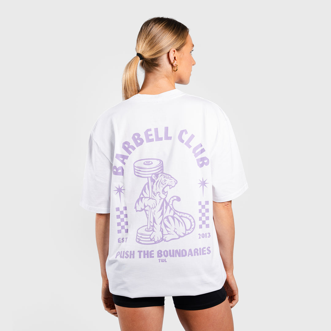 TWL - LIFESTYLE OVERSIZED T-SHIRT - BARBELL CLUB - TIGER/WHITE/FAIRY DUSK