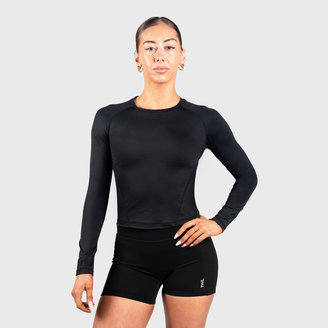 TWL - WOMEN'S ACTIVE LONG SLEEVE - BLACK