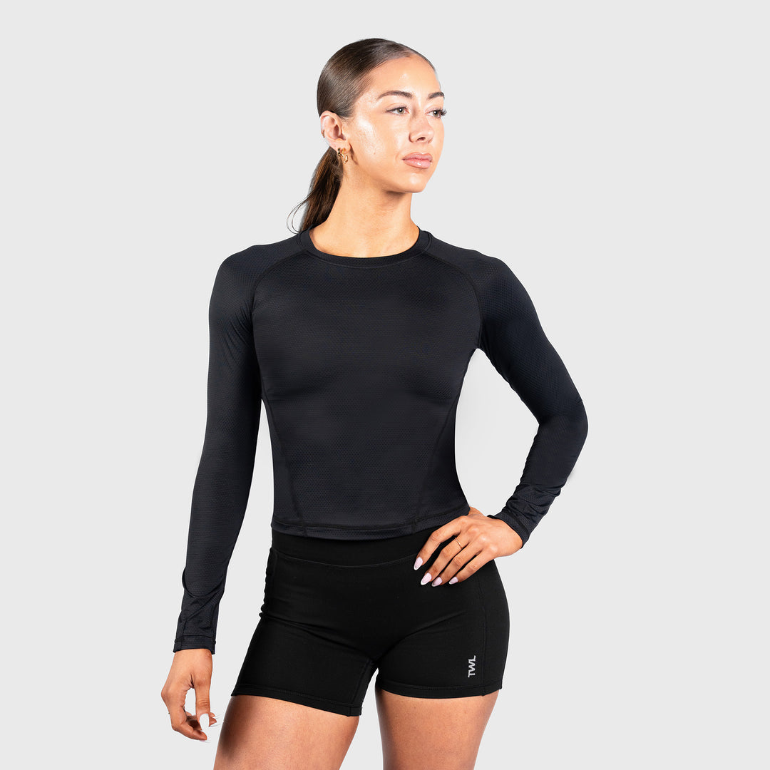 TWL - WOMEN'S ACTIVE LONG SLEEVE - BLACK