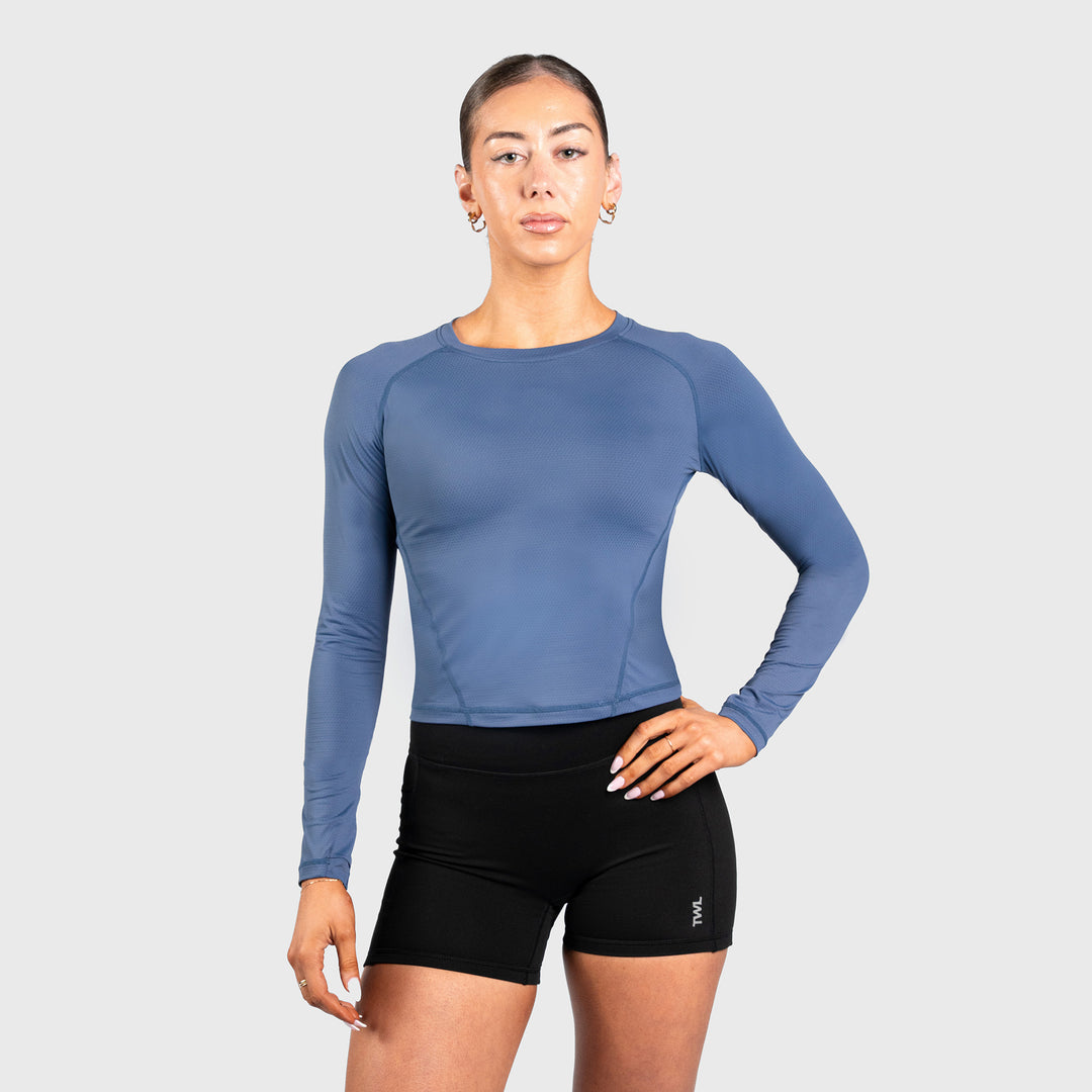 TWL - WOMEN'S ACTIVE LONG SLEEVE - DARK BLUE