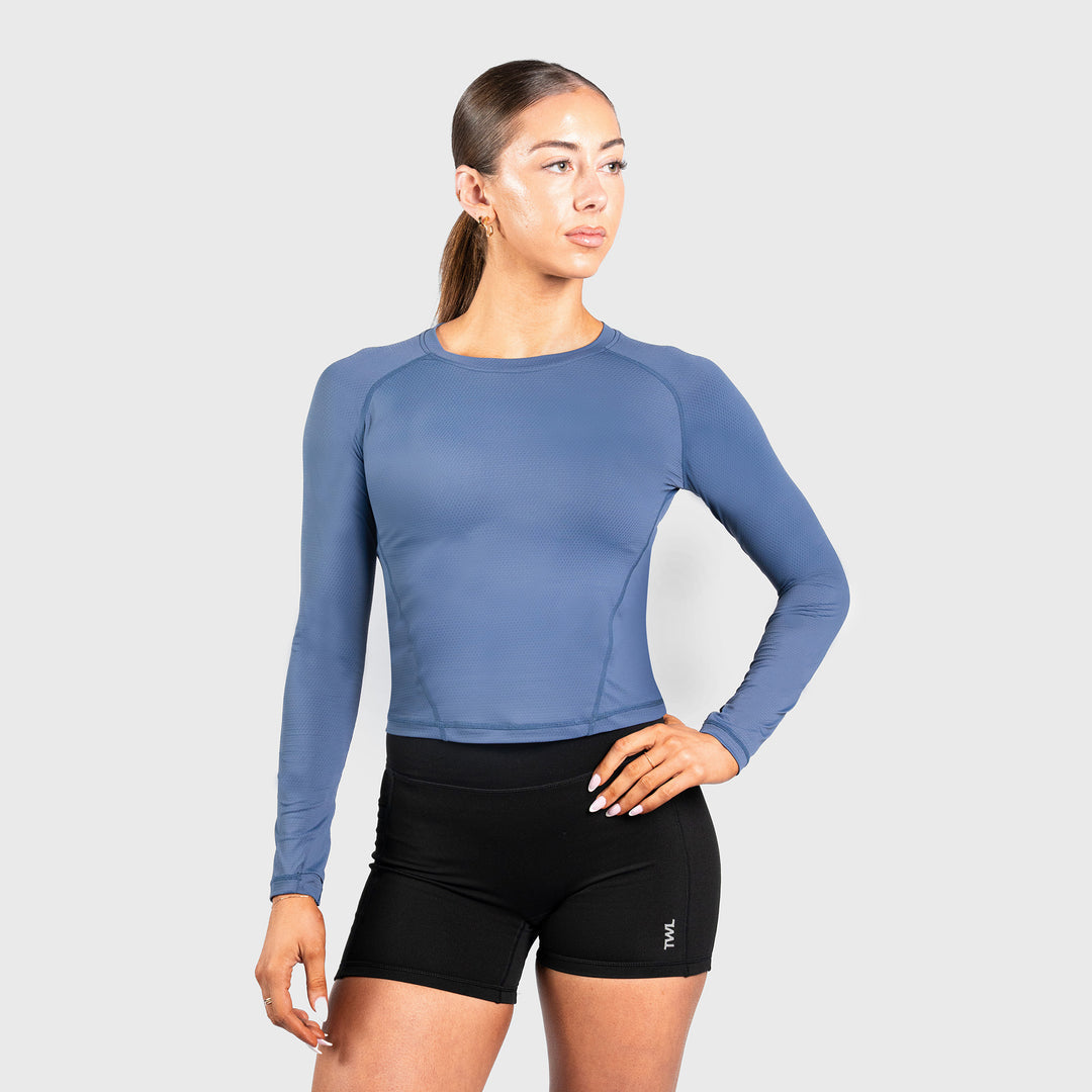 TWL - WOMEN'S ACTIVE LONG SLEEVE - DARK BLUE