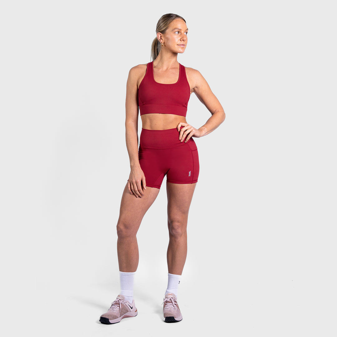 TWL - WOMEN'S REFINE SHORTS - BERRY