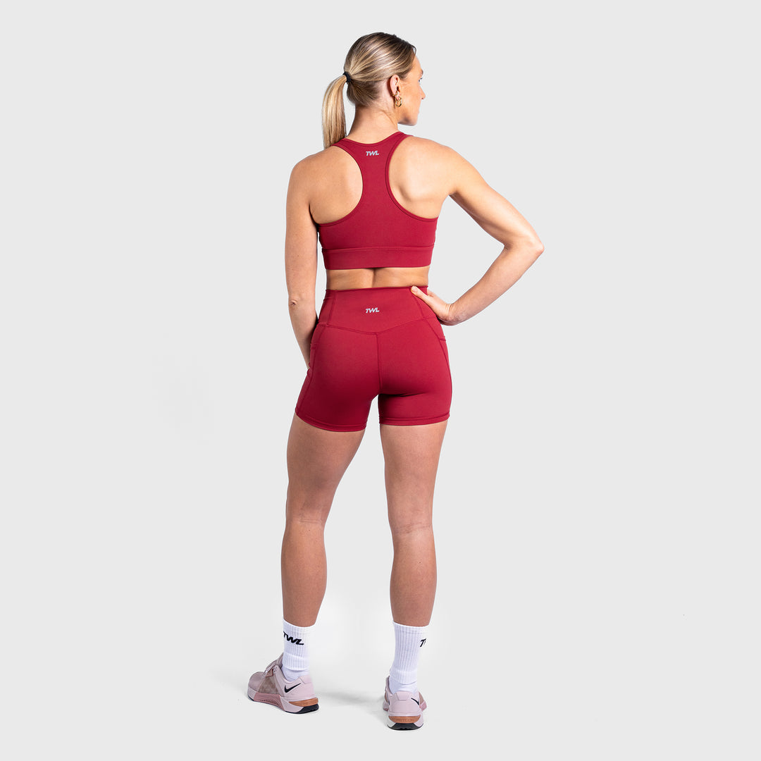 TWL - WOMEN'S REFINE SHORTS - BERRY