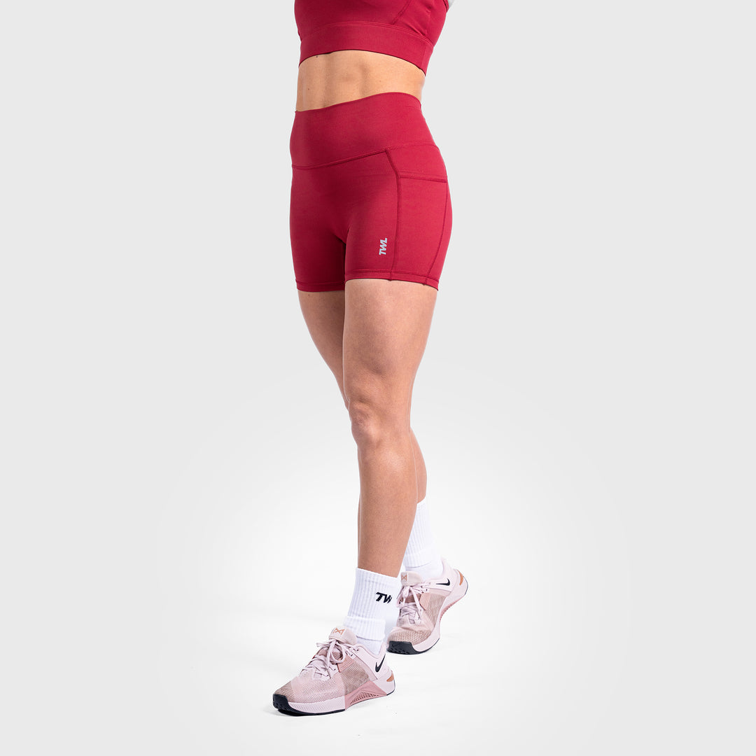 TWL - WOMEN'S REFINE SHORTS - BERRY