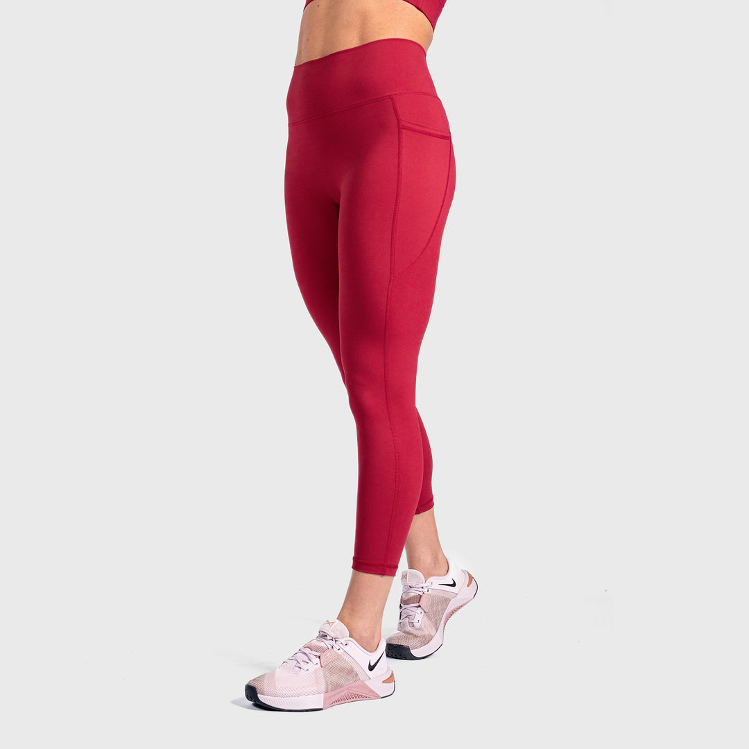 TWL - WOMEN'S REFINE TIGHTS 7/8 - BERRY