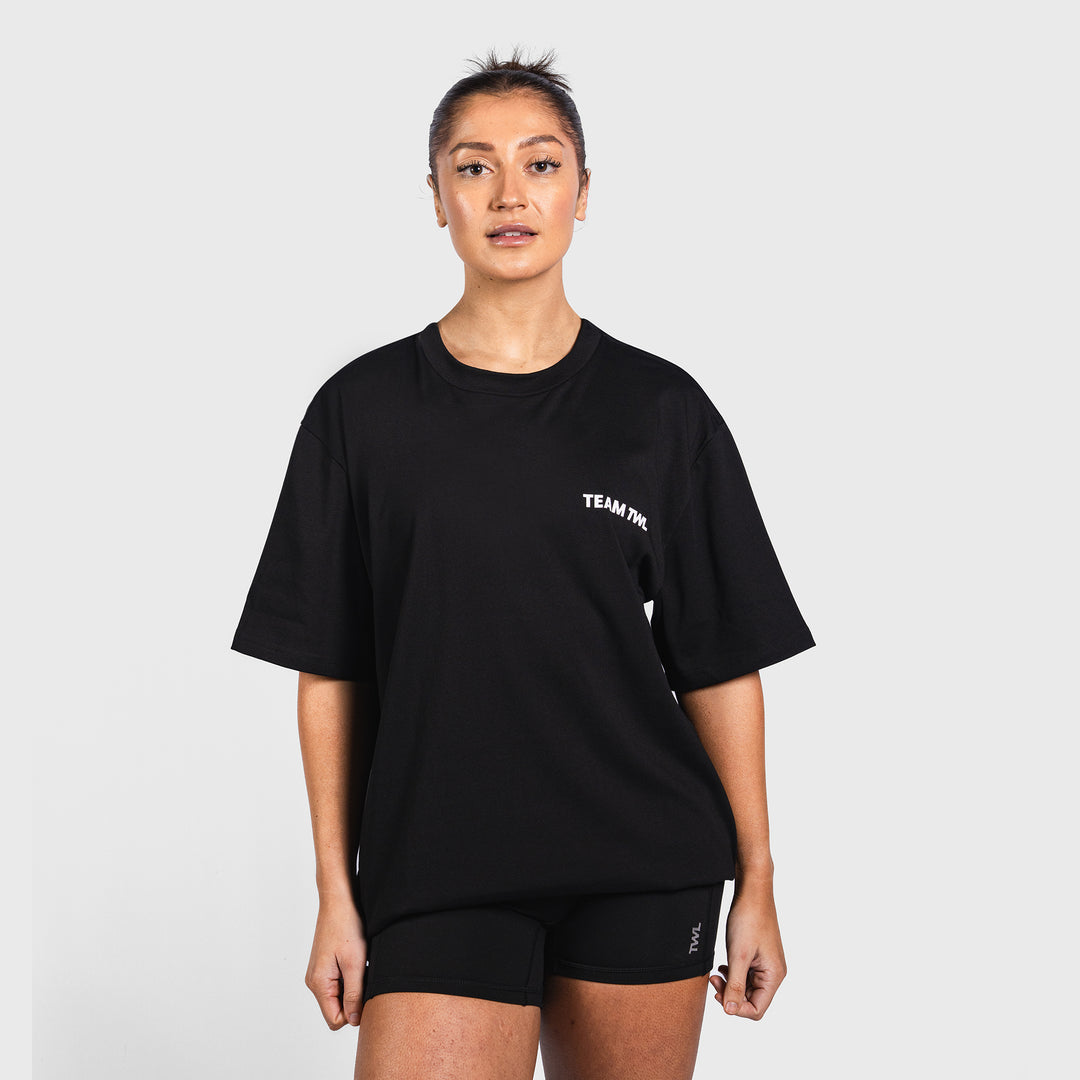 TWL - LIFESTYLE OVERSIZED T-SHIRT - TEAM TWL - BLACK