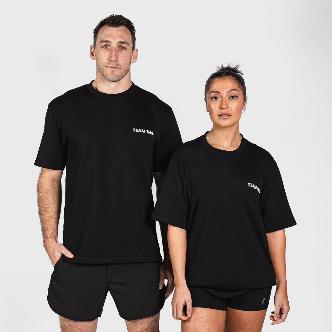 TWL - LIFESTYLE OVERSIZED T-SHIRT - TEAM TWL - BLACK