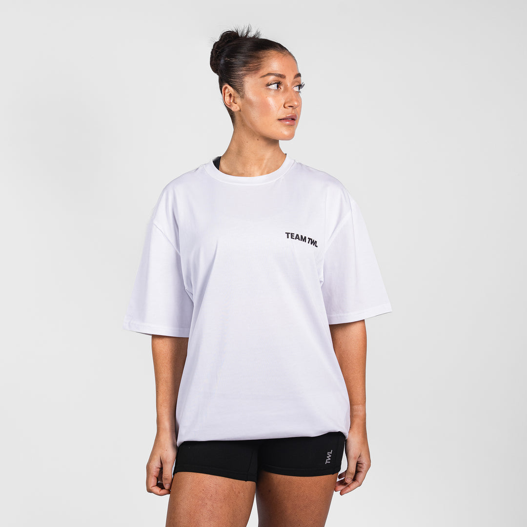 TWL - LIFESTYLE OVERSIZED T-SHIRT - TEAM TWL - WHITE