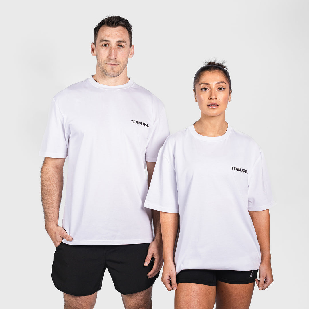 TWL - LIFESTYLE OVERSIZED T-SHIRT - TEAM TWL - WHITE
