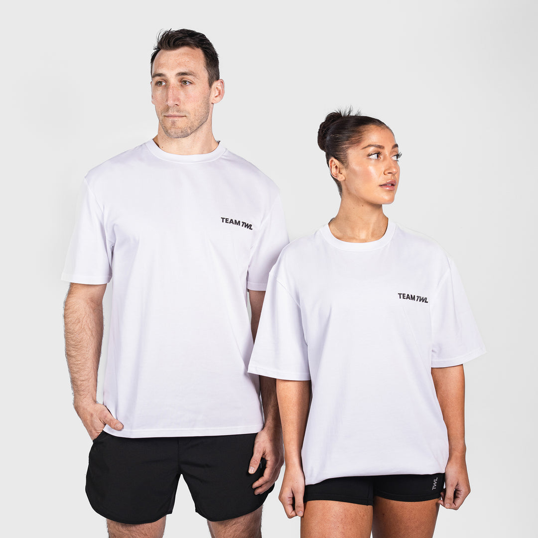 TWL - LIFESTYLE OVERSIZED T-SHIRT - TEAM TWL - WHITE