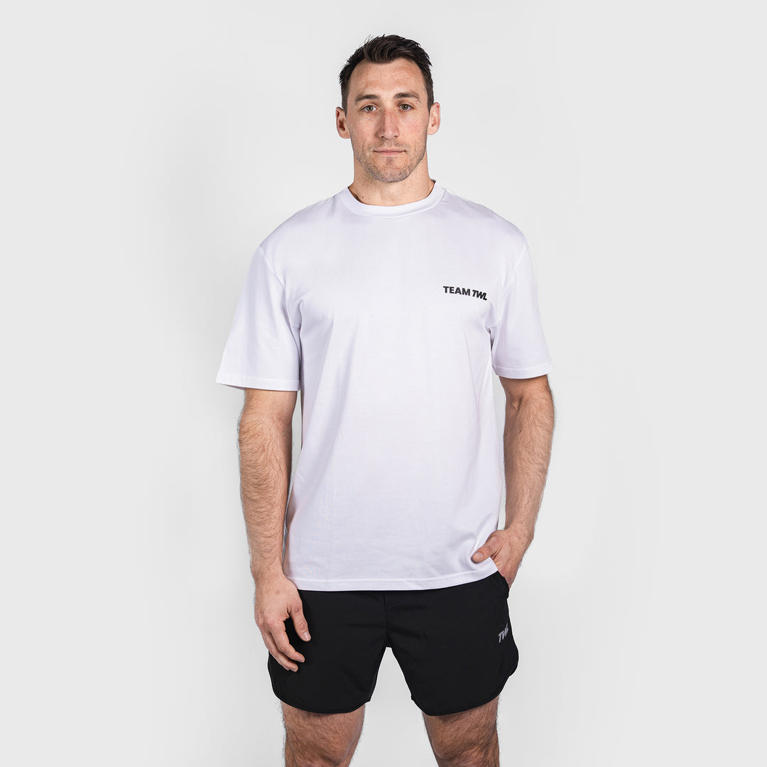 TWL - LIFESTYLE OVERSIZED T-SHIRT - TEAM TWL - WHITE