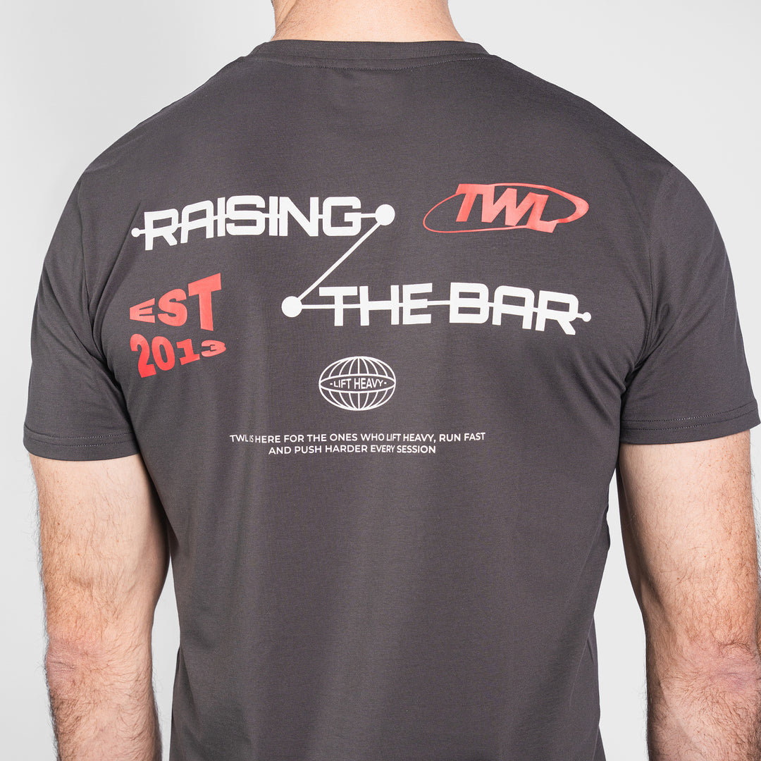 TWL - EVERYDAY T-SHIRT - Y2K - RAISING THE BAR/DARK GREY