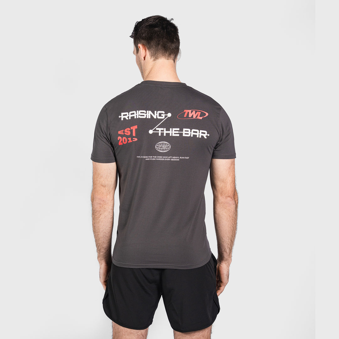 TWL - EVERYDAY T-SHIRT - Y2K - RAISING THE BAR/DARK GREY