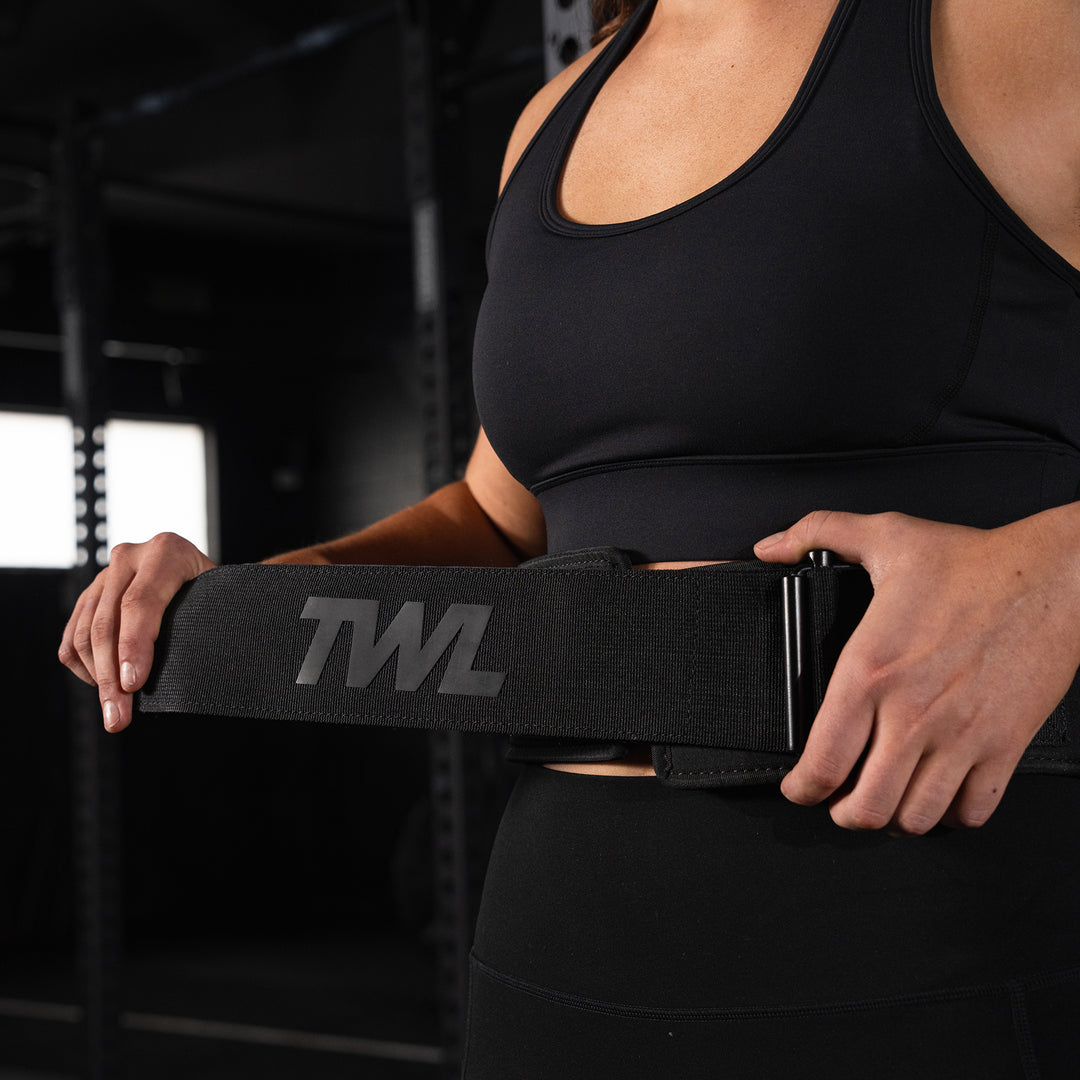 TWL - HYBRID VELCRO LIFTING BELT - BLACKOUT