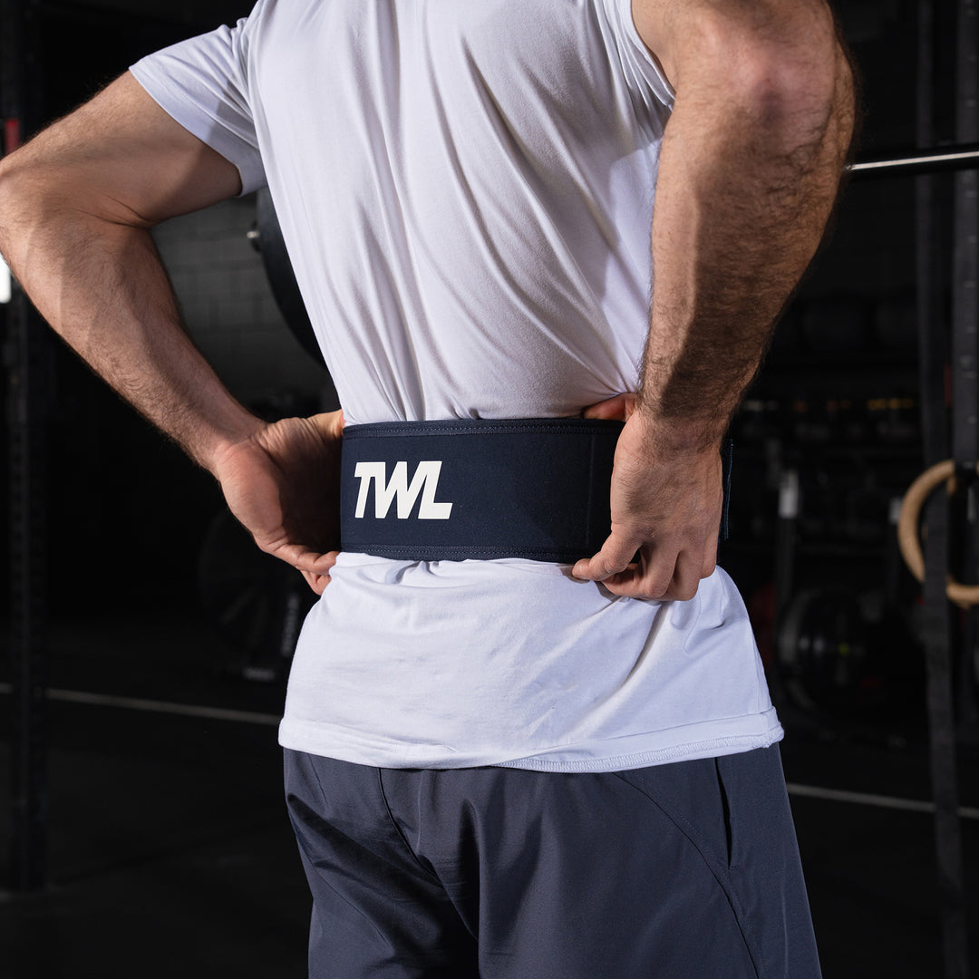 TWL - HYBRID VELCRO LIFTING BELT - MIDNIGHT NAVY
