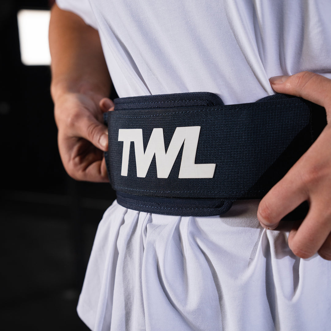 TWL - HYBRID VELCRO LIFTING BELT - MIDNIGHT NAVY
