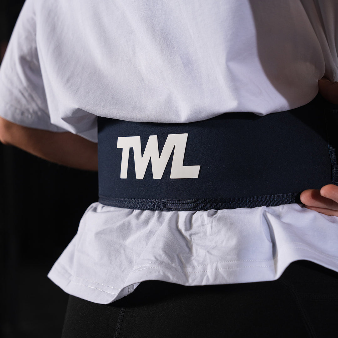 TWL - HYBRID VELCRO LIFTING BELT - MIDNIGHT NAVY