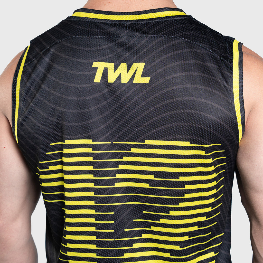 TWL - BASKETBALL JERSEY - TWL SPECIAL EDITION - BLACK/NEON YELLOW