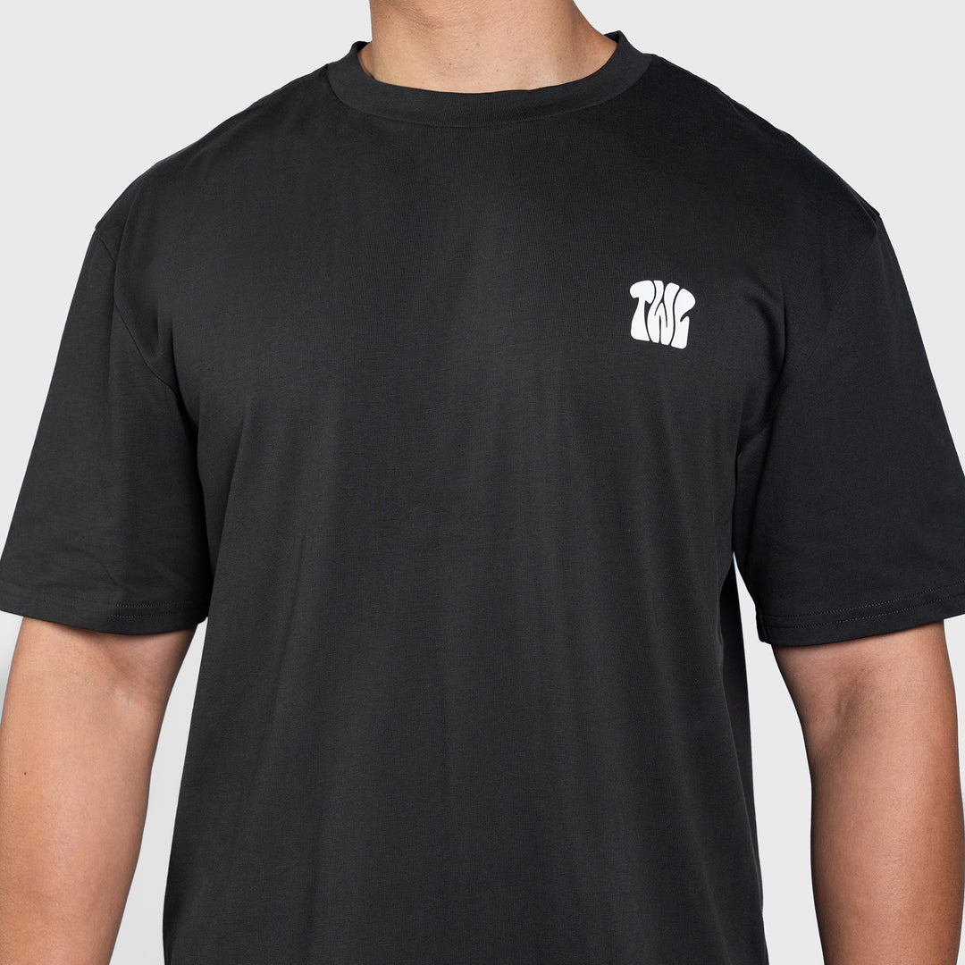 TWL - LIFESTYLE OVERSIZED T-SHIRT - CARB DEALER - WASHED BLACK