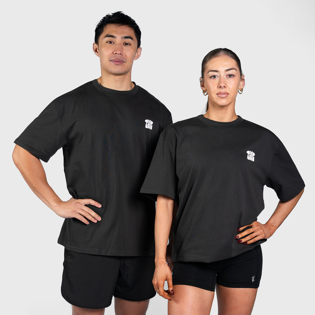 TWL - LIFESTYLE OVERSIZED T-SHIRT - CARB DEALER - WASHED BLACK