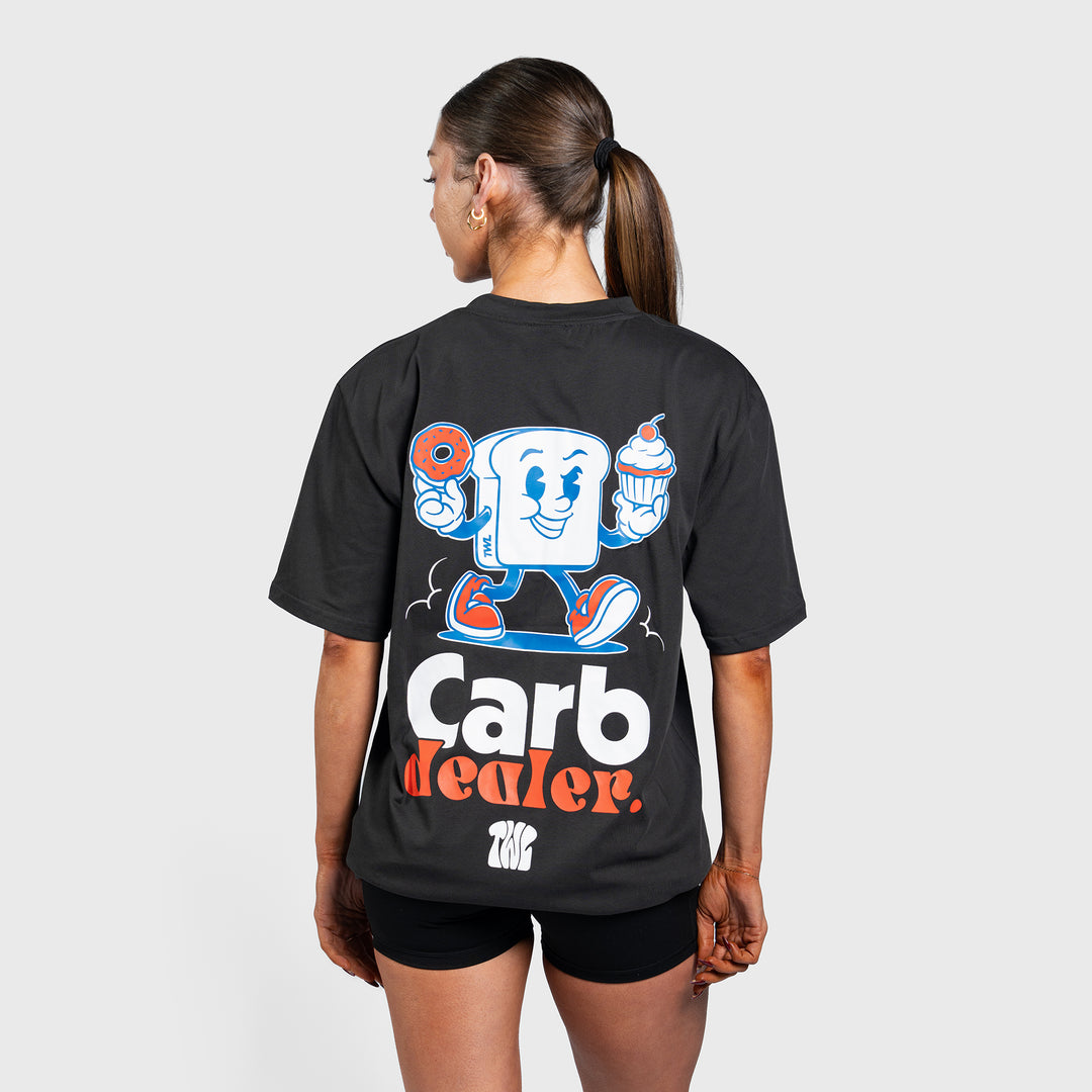 TWL - LIFESTYLE OVERSIZED T-SHIRT - CARB DEALER - WASHED BLACK
