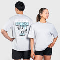 TWL - LIFESTYLE OVERSIZED T-SHIRT - FAT STACKS - LIGHT GREY