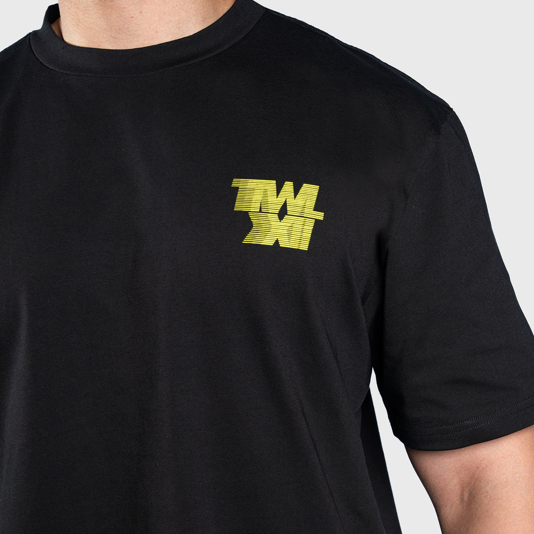 TWL - LIFESTYLE OVERSIZED T-SHIRT - TWL SPECIAL EDITION - BLACK/NEON YELLOW