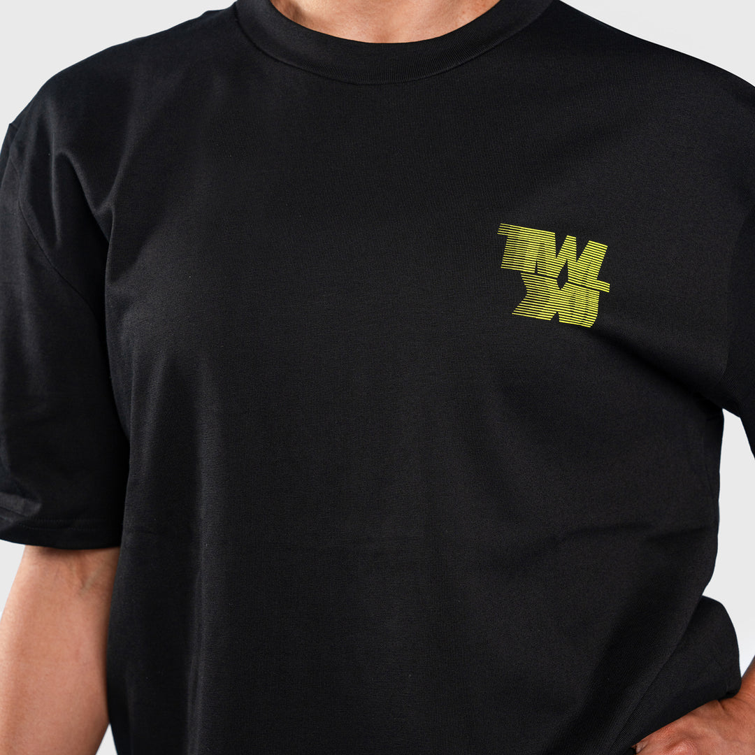 TWL - LIFESTYLE OVERSIZED T-SHIRT - TWL SPECIAL EDITION - BLACK/NEON YELLOW