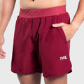 TWL - MEN'S HYBRID SHORTS - 6" - DARK RUST