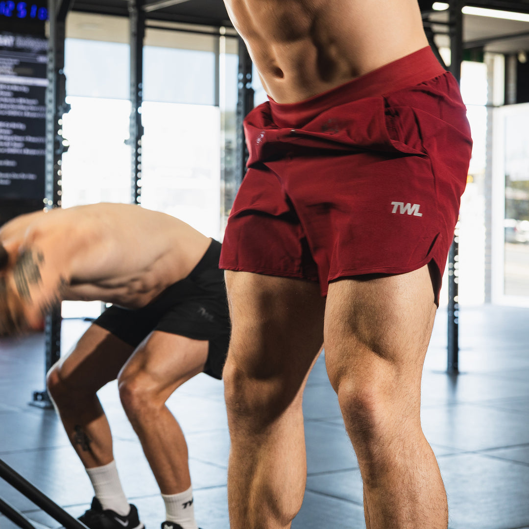 TWL - MEN'S HYBRID SHORTS - DARK RUST