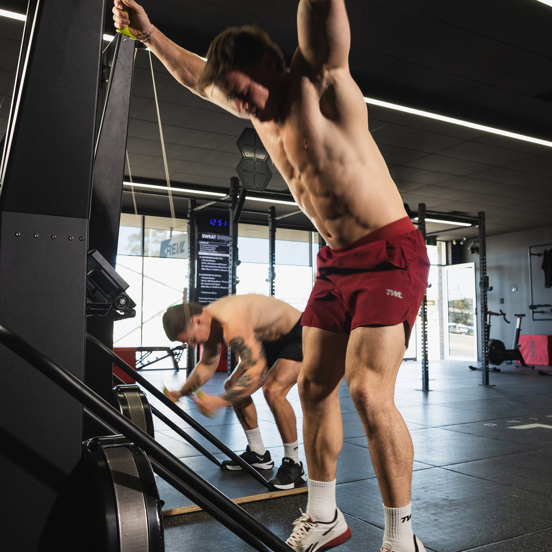 TWL - MEN'S HYBRID SHORTS - DARK RUST