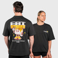 TWL - LIFESTYLE OVERSIZED T-SHIRT - FAT STACKS - WASHED BLACK