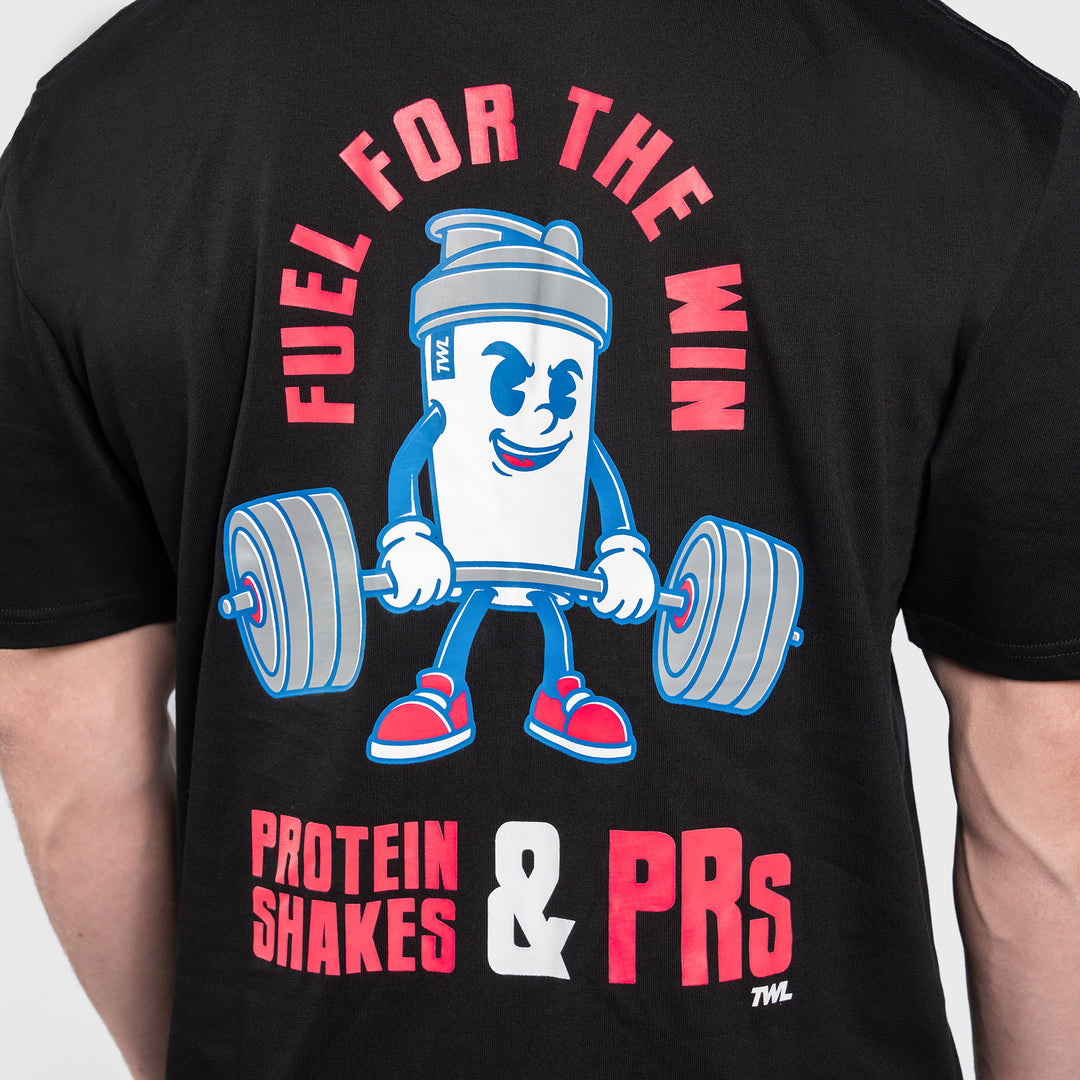 TWL - LIFESTYLE OVERSIZED T-SHIRT - SHAKER & PRs - BLACK