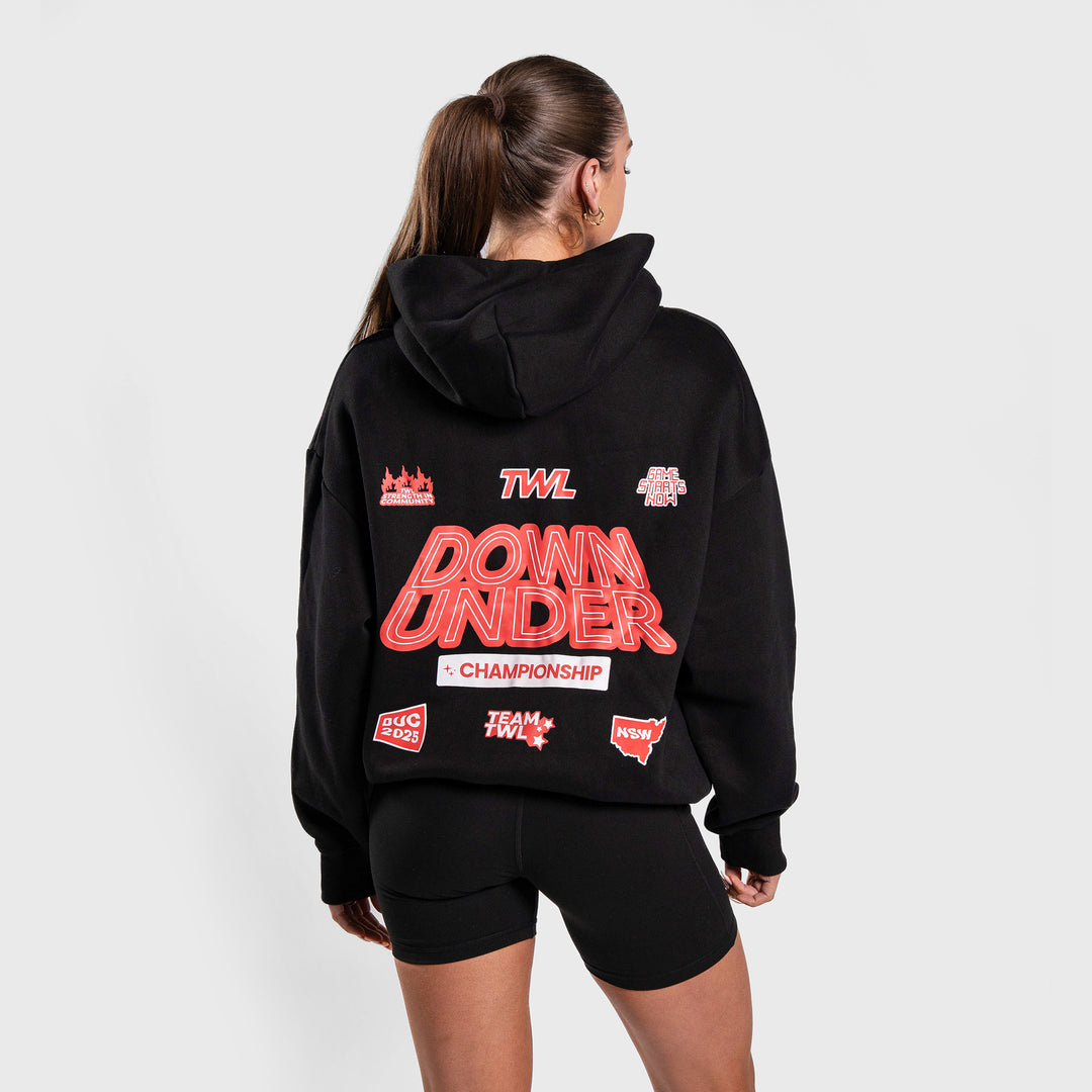 TWL - ASCEND HOODIE - DOWN UNDER (DUC) CAPSULE - BLACK