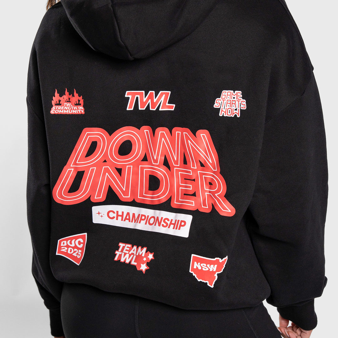 TWL - ASCEND HOODIE - DOWN UNDER (DUC) CAPSULE - BLACK