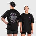 TWL - LIFESTYLE OVERSIZED T-SHIRT - BARBELL CLUB - PANTHER/BLACK