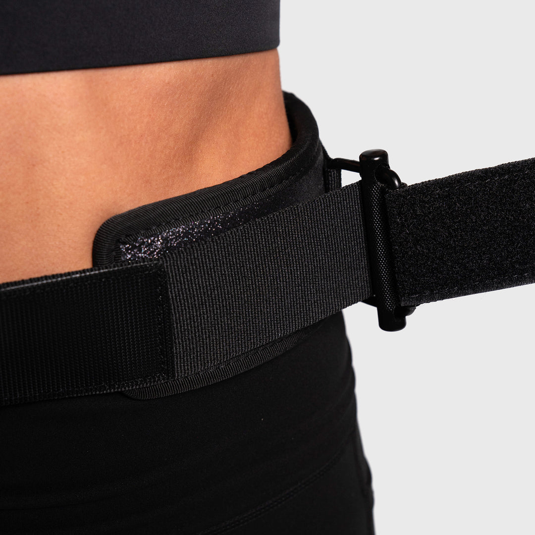 TWL - HYBRID VELCRO LIFTING BELT - 3" - BLACK SPARKLE