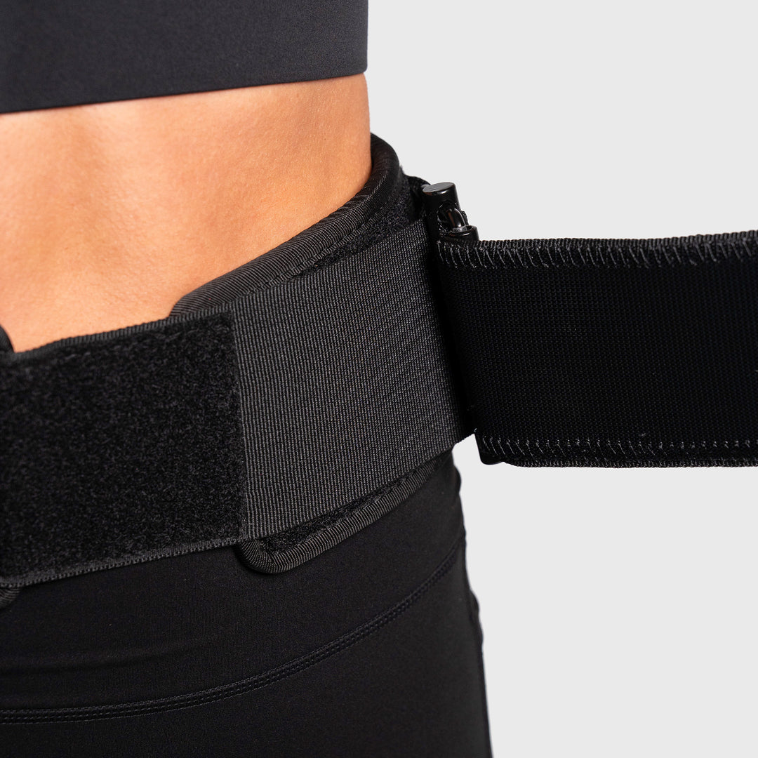 TWL - HYBRID VELCRO PATCH LIFTING BELT - 4" - BLACK