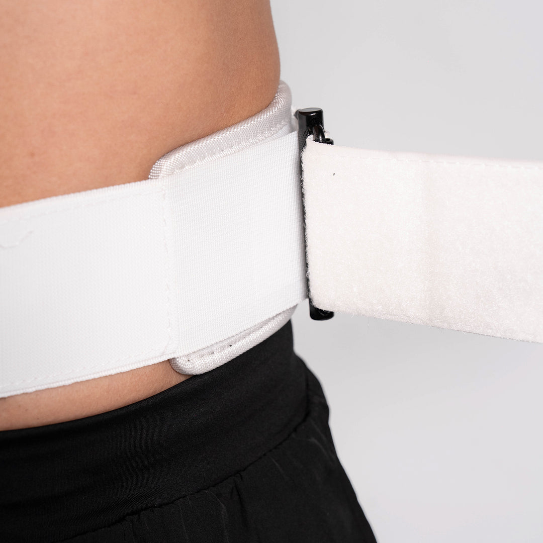 TWL - HYBRID VELCRO LIFTING BELT - WHITE