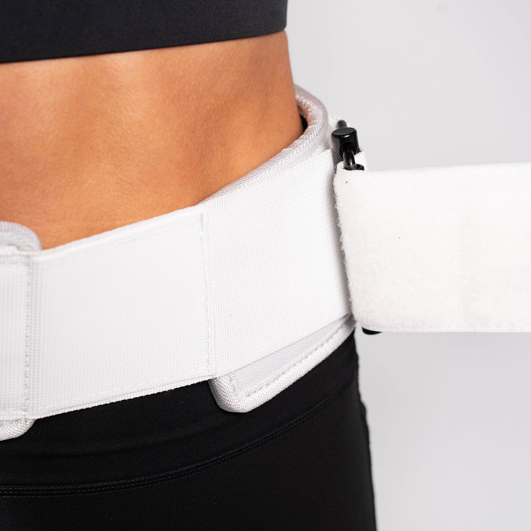 TWL - HYBRID VELCRO LIFTING BELT - WHITE