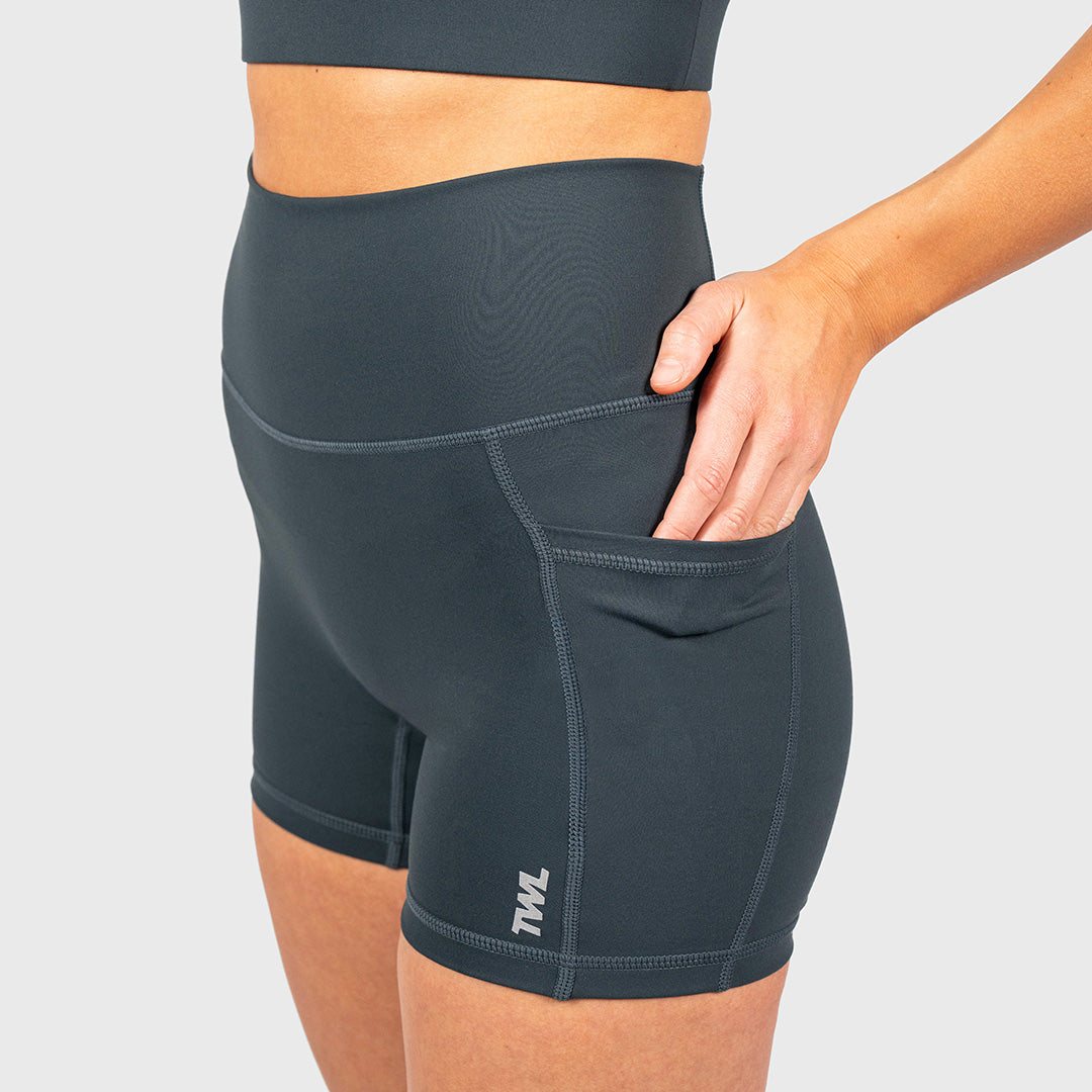 TWL - WOMEN'S REFINE SHORTS - DARK GREY