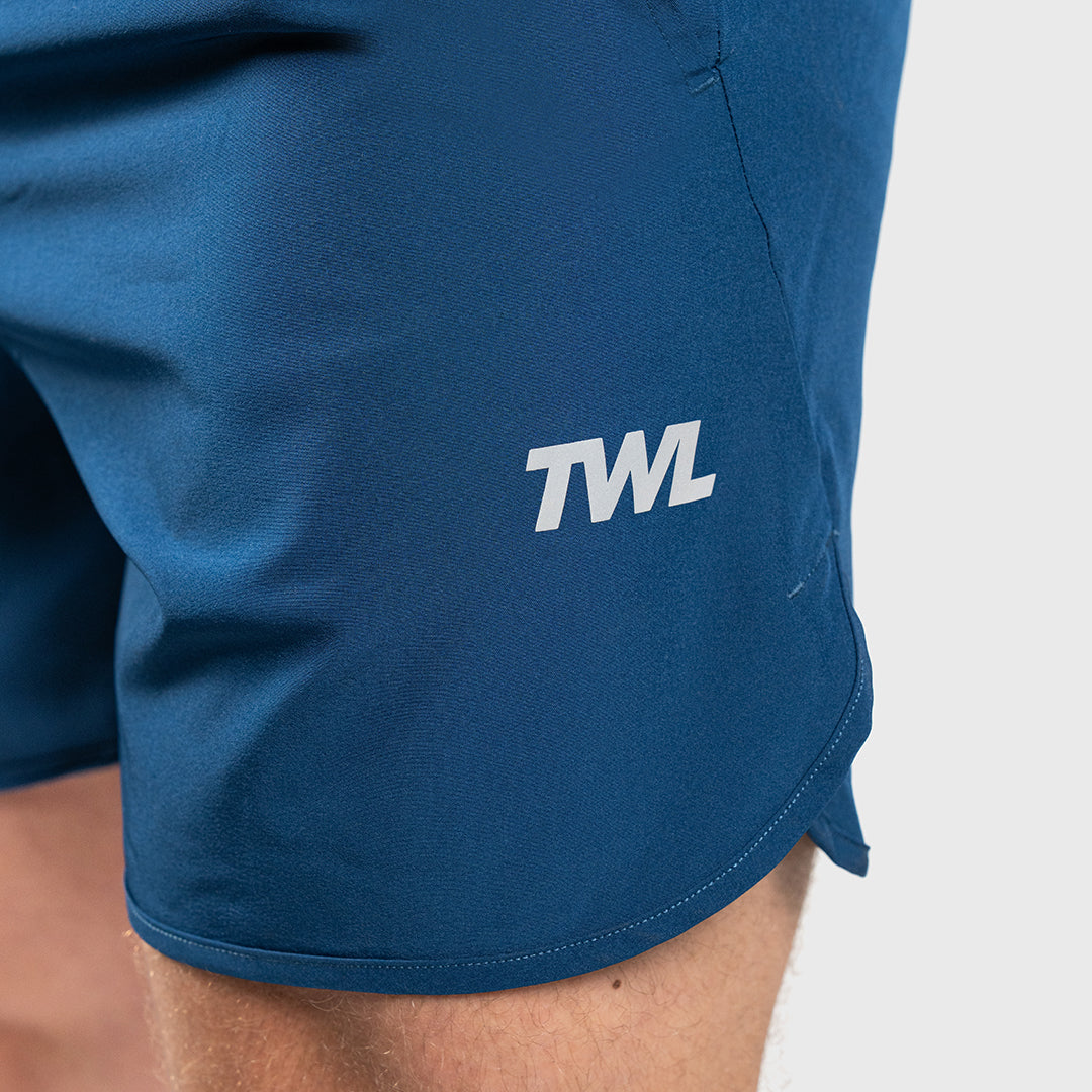 TWL - MEN'S HYBRID SHORTS - 6" - POWER BLUE